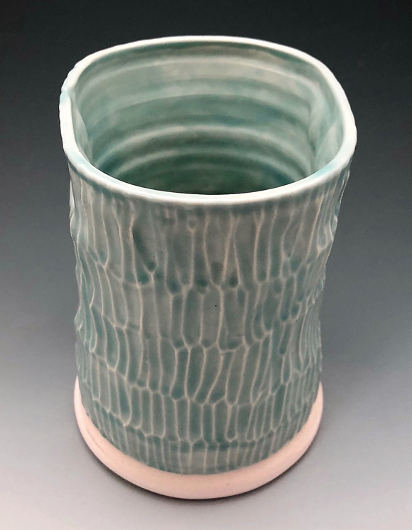 Heather Morrow - Celadon Altered Vase